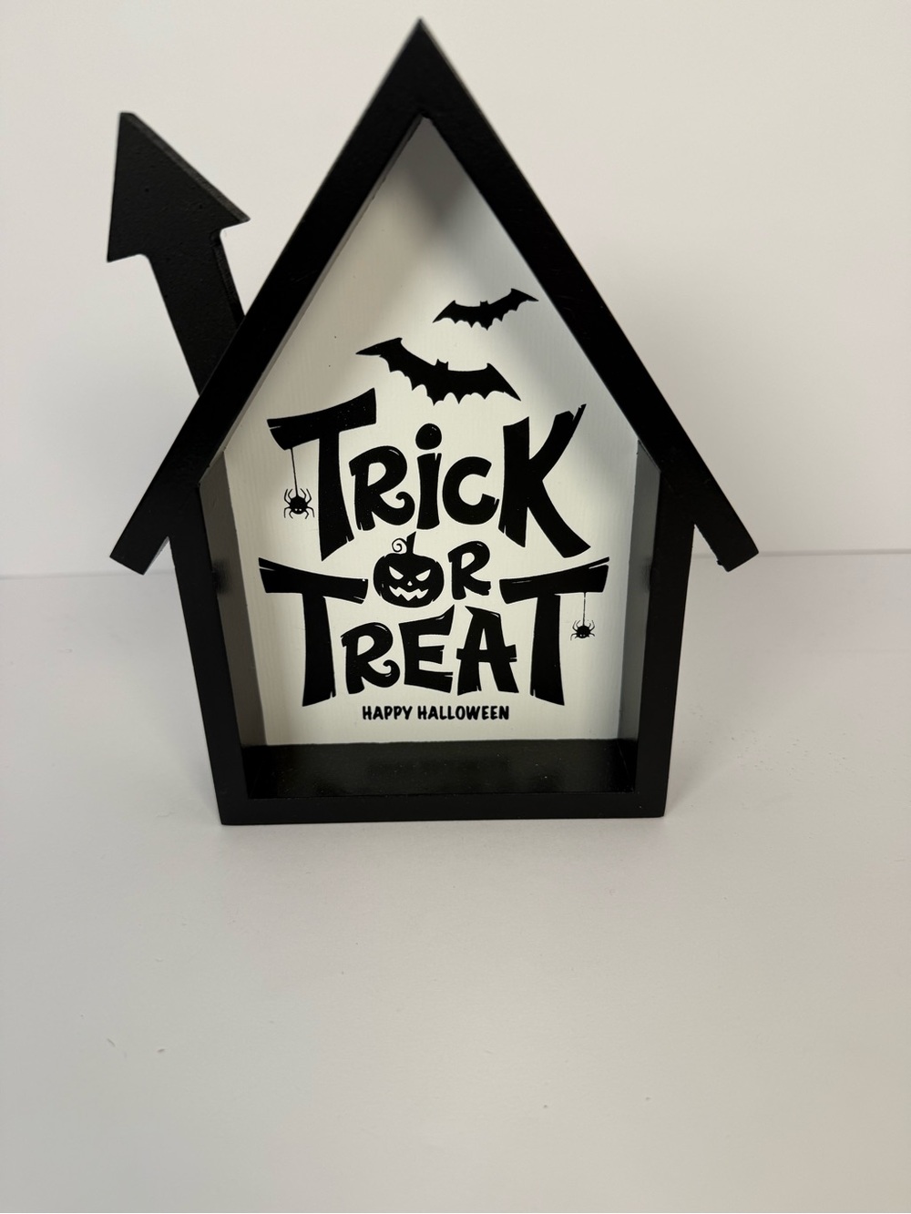 Marshalls Black 'Trick or Treat' Halloween House Décor